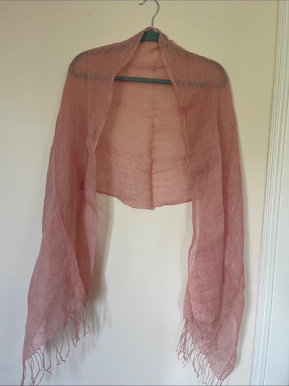 Light Pink Sheer Scarf Wrap - Versatile Women’s Accessory